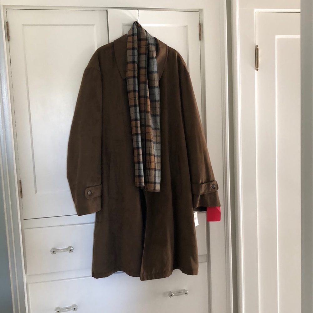 Men’s Roberto Baroso Faux Suede Coat